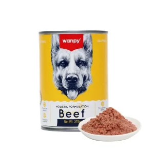 کنسرو سگ ونپی با طعم گوشت گاو وزن 375 گرم