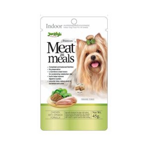 پوچ سگ جرهای مدل Meat as meals با طعم مرغ و اسفناج وزن 45 گرم