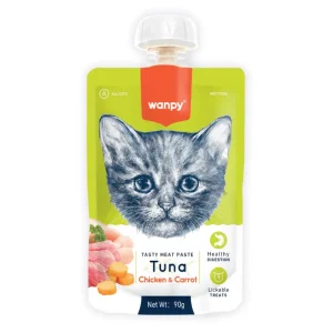 پودینگ گربه ونپی با طعم تن مرغ و هویج وزن 90 گرم