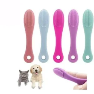 مسواک سیلیکونی و انگشتی سگ و گربه