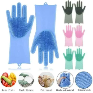 دستکش حمام حیوانات پرزدار سیلیکونی